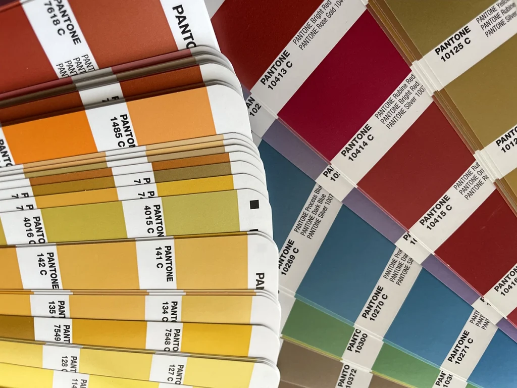 Farbfächer im Grafik Design