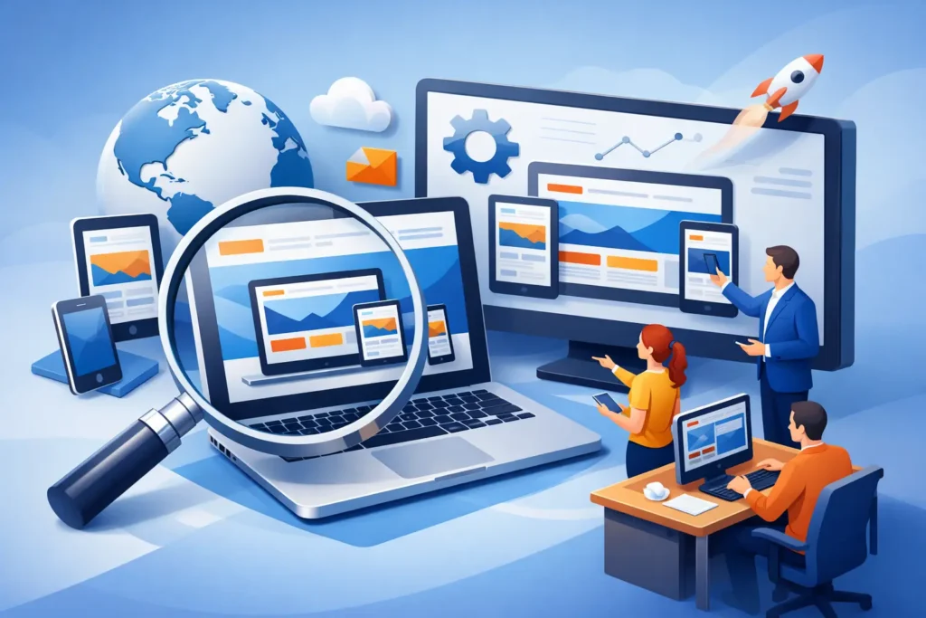 Schnelle responsive Website Firma finden