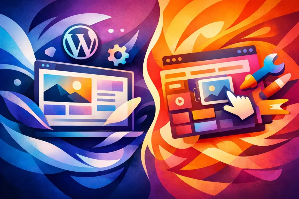 WordPress oder Baukasten-Website?