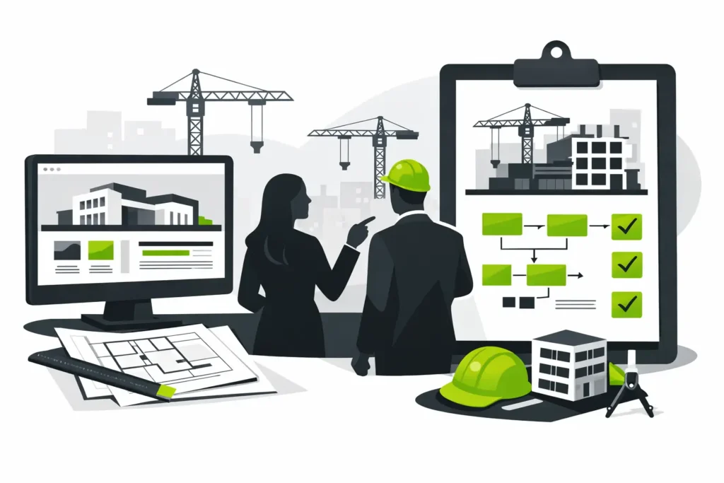 Beispiel Projektwebsite Neubau Vertrieb richtig planen