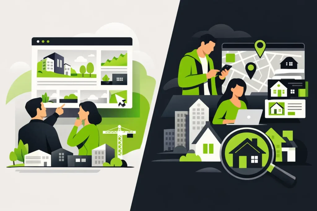 Projektwebsite oder Immobilienportal nutzen?