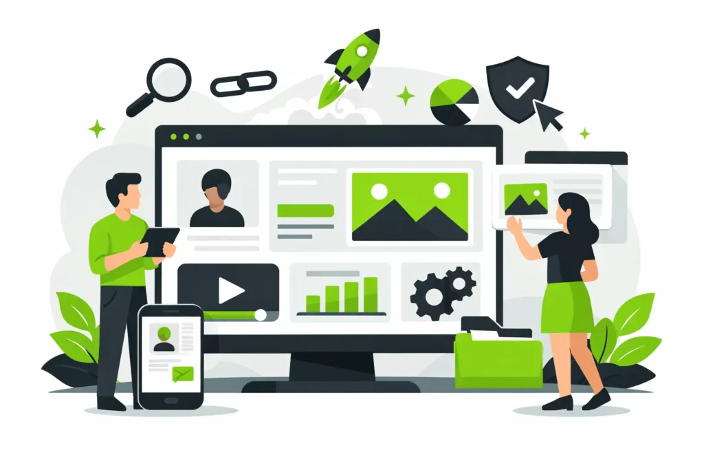 Wichtigste Elemente einer Firmenwebsite